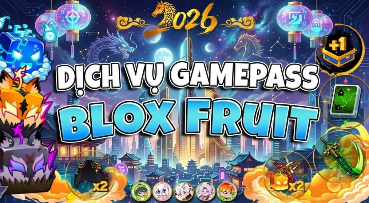 MUA GAME PASS BLOX FRUIT